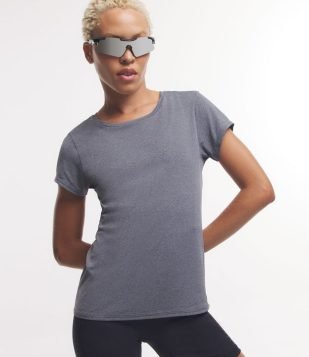 Camiseta Esportiva em Poliamida Cinza