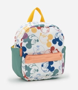 Mochila Infantil com Estampa do Mickey - Tam Único Multicores