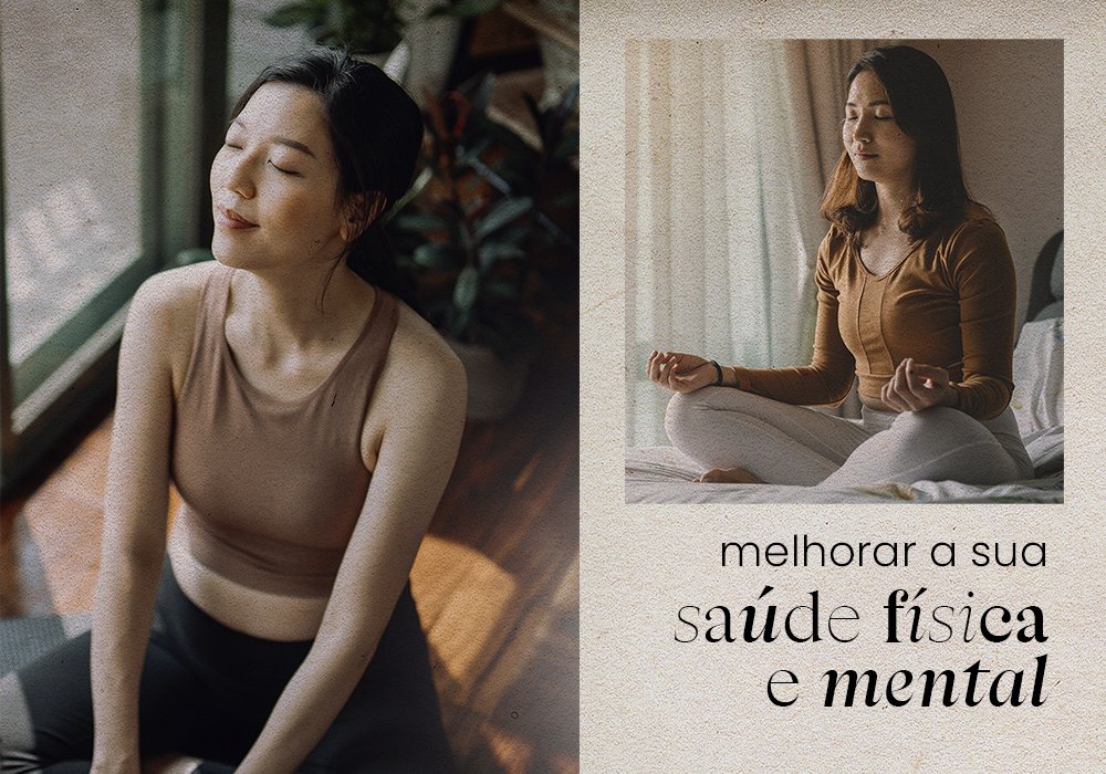 Duas mulheres em posição de yoga