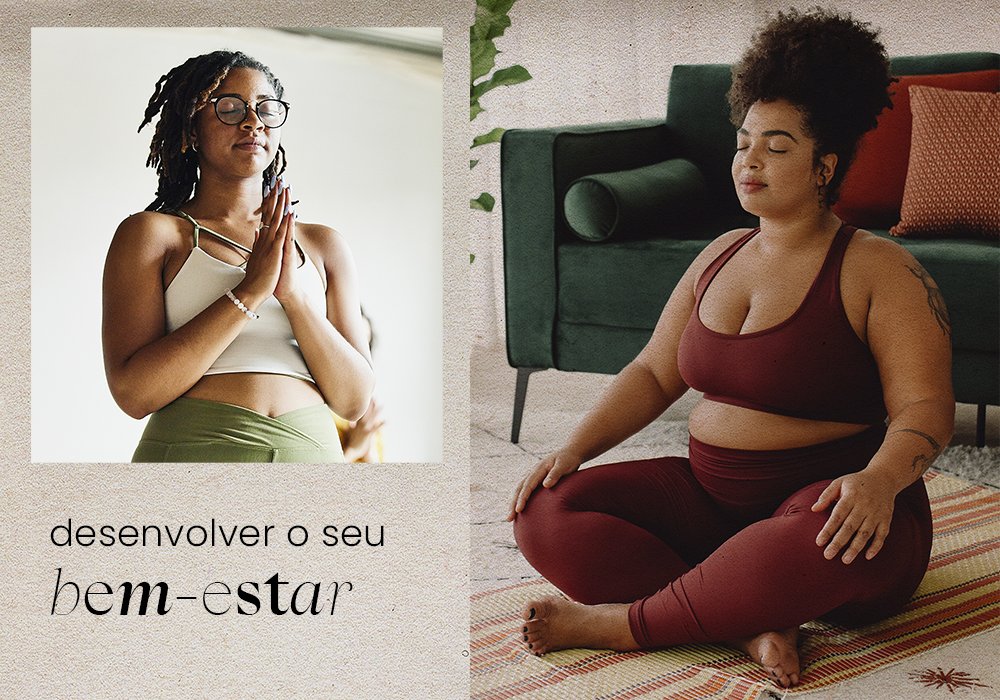 Duas pessoas em posição de alongamento