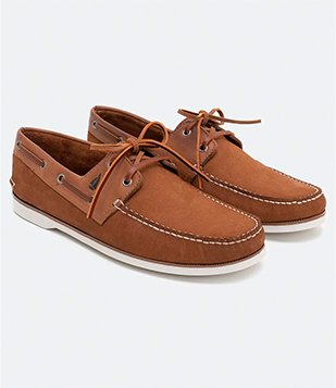 Sapato Dockside com Recorte e Cadarço Viko Marrom