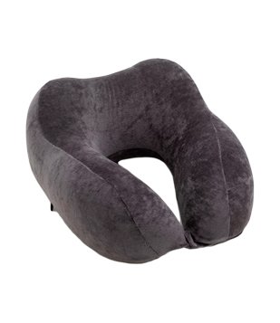 Travesseiro De Viagem com Espuma Estilo Nasa Cinza