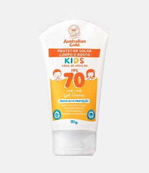 Protetor Solar Corporal Gel Creme Kids FPS 70 120G