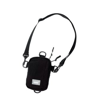 Bolsa Mini Bag Com Alça Transversal E Patch Aplicado Preto