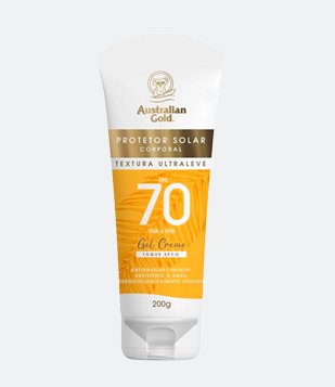 Protetor Solar Corporal Gel Creme FPS 70 Australian Gold 200g
