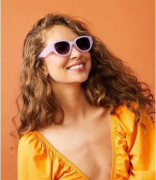 Óculos de Sol Gateado Shape Gota Roxo