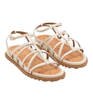 Sandália Rasteira Sport Sandal com Sola Diferenciada Branco