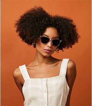 Óculos De Sol Quadrado Com Lentes Verdes Transparente