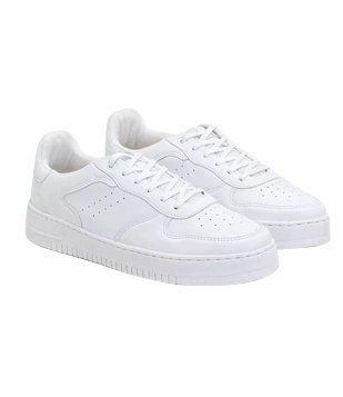 Tênis Street Com Recortes Branco