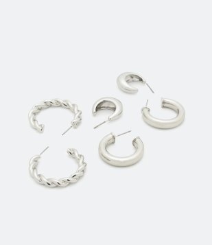 Kit 03 Pares de Argolas em Metal Bold Prata 2 Kit 03 Pares de Argolas em Metal Bold Prata 3 Kit 03 Pares de Argolas em Metal Bold Prata 4   Ver similares  Avaliações  Kit 03 Pares De Argolas Em Metal Bold Prata