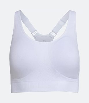 Top Nadador Esportivo Com Detalhes Texturizados Branco
