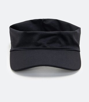 Viseira Básica Em Poliamida Sem Estampa E Sem Regulagem Preto