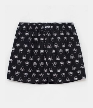 Cueca Samba Canção Estampa Darth Vader Preto