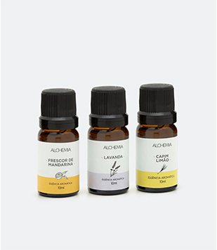 Kit 3 Essências Aromáticas Alchemia 10 ml KIT 