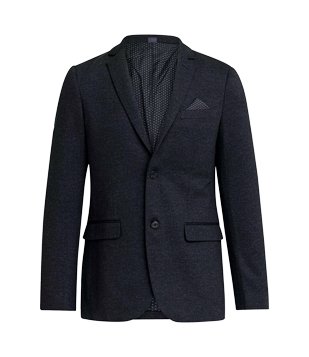 Paletó Super Slim Básico com Bolsos Preto