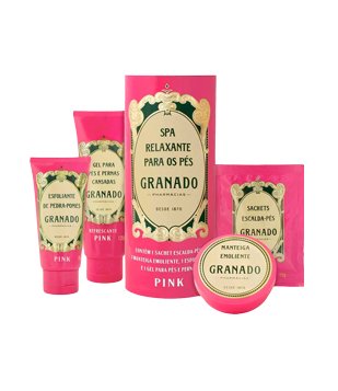 Kit Relaxante para Pés Pink Granado KIT