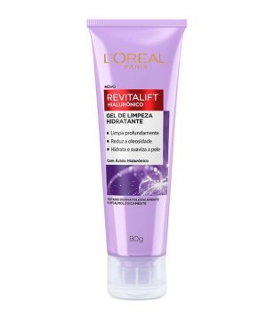 Gel De Limpeza Anti-Idade L'Oréal Paris Revitalift Hialurônico, 80g 80g