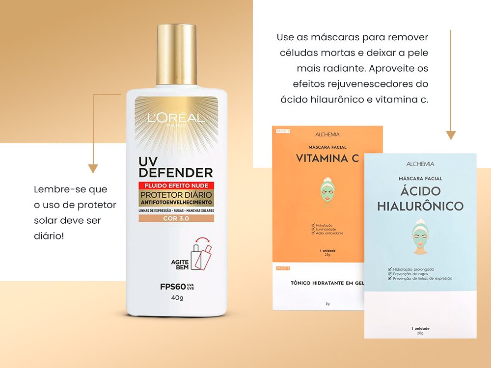 Produtos de skincare