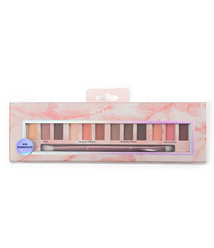 Paleta de Sombras 12 Cores + Pincel Alchemia U