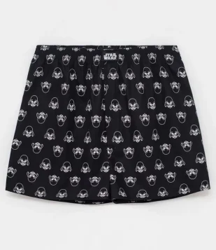 Cueca Samba Canção Estampa Darth Vader Preto