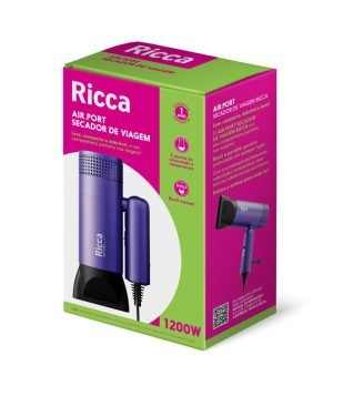 Secador de Cabelo Airport para Viagem Bilvolt Ricca U