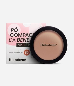 Protetor Solar Facial FPS50 Pó Compacto Escuro Hidrabene 10g