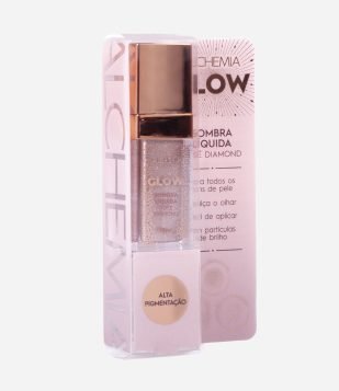 Sombra Líquida Glow Alchemia Diamond Rose 2