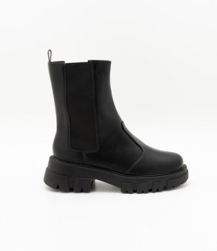 Bota Cano Médio Tratorada Preto