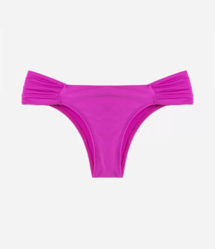 Biquíni Calcinha Com Lateral Drapeada Rosa