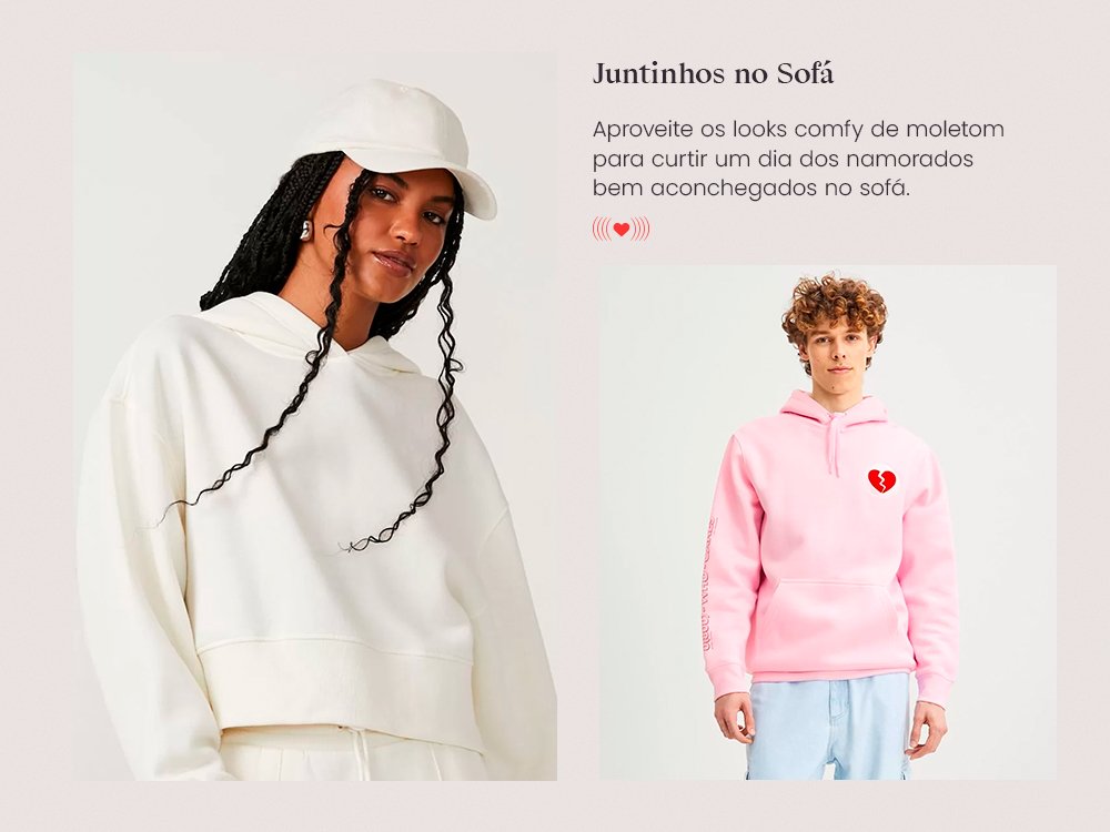 Look de date para ficar juntinhos no sofá
