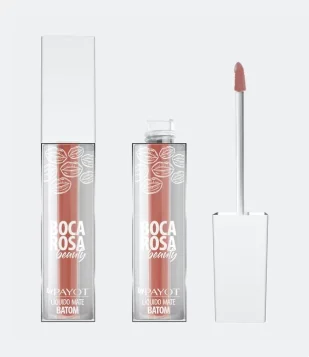 Batom Líquido Matte Boca Rosa Payot Nude