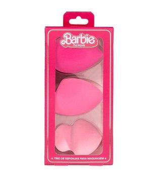 Kit De 3 Esponjas Para Maquiagem Barbie KIT