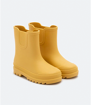 Bota Galocha Infantil Injetada - Tam 23/24 Ao 29/30 Amarelo