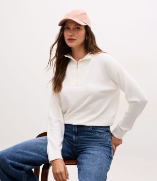 Boné Aba Curve em Veludo com Bordado NYC Rosa