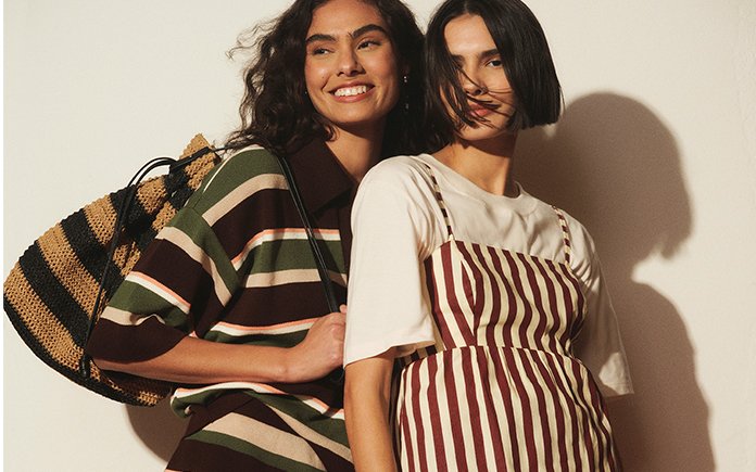 Estampa listrada é tendência de primavera-verão