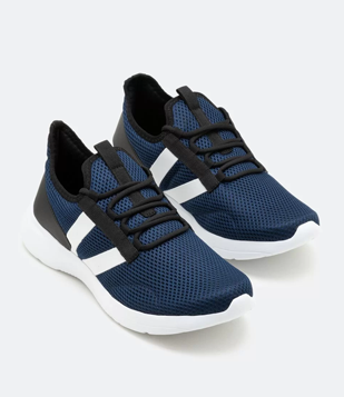 Tênis Jogging Cano Baixo Com Detalhes Contrastantes Viko Azul