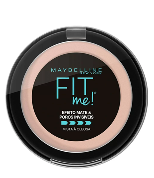 Pó Compacto Maybelline Fit Me! N01 Super Claro Neutro