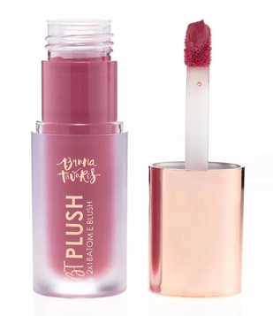 Batom E Blush BT Plush 2 Em 1 Bruna Tavares Bela