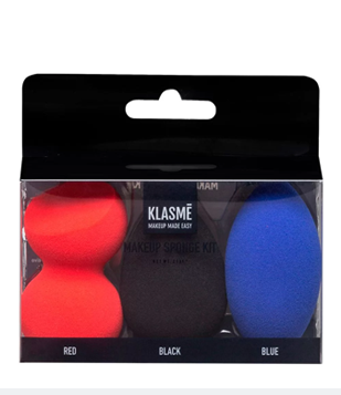 Kit Esponja de Maquiagem Klasme Multicores 