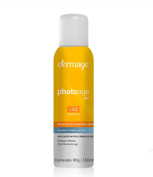Protetor Solar Photoage Wet FPS40 Dermage 150ml
