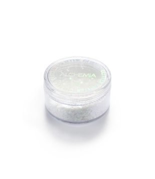 Glitter em Pó Alchemia Branco Holográfico 10g