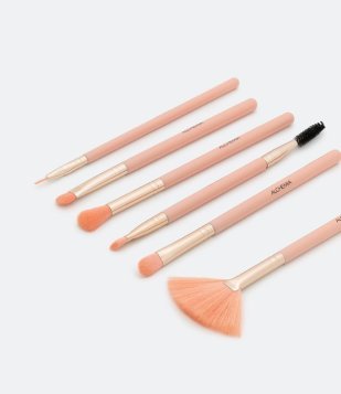 Kit De Pinceis Com 10 Alchemia Bege