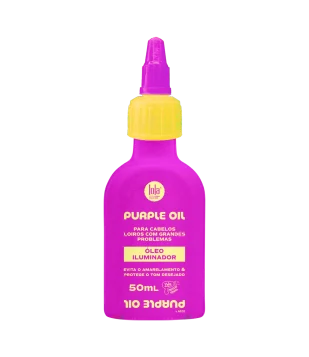 Óleo Iluminador para Cabelos Loiros Purple Oil 50ml