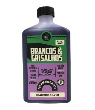 Shampoo Silver para Cabelo Brancos e Grisalhos Lola Cosmetics 250ml