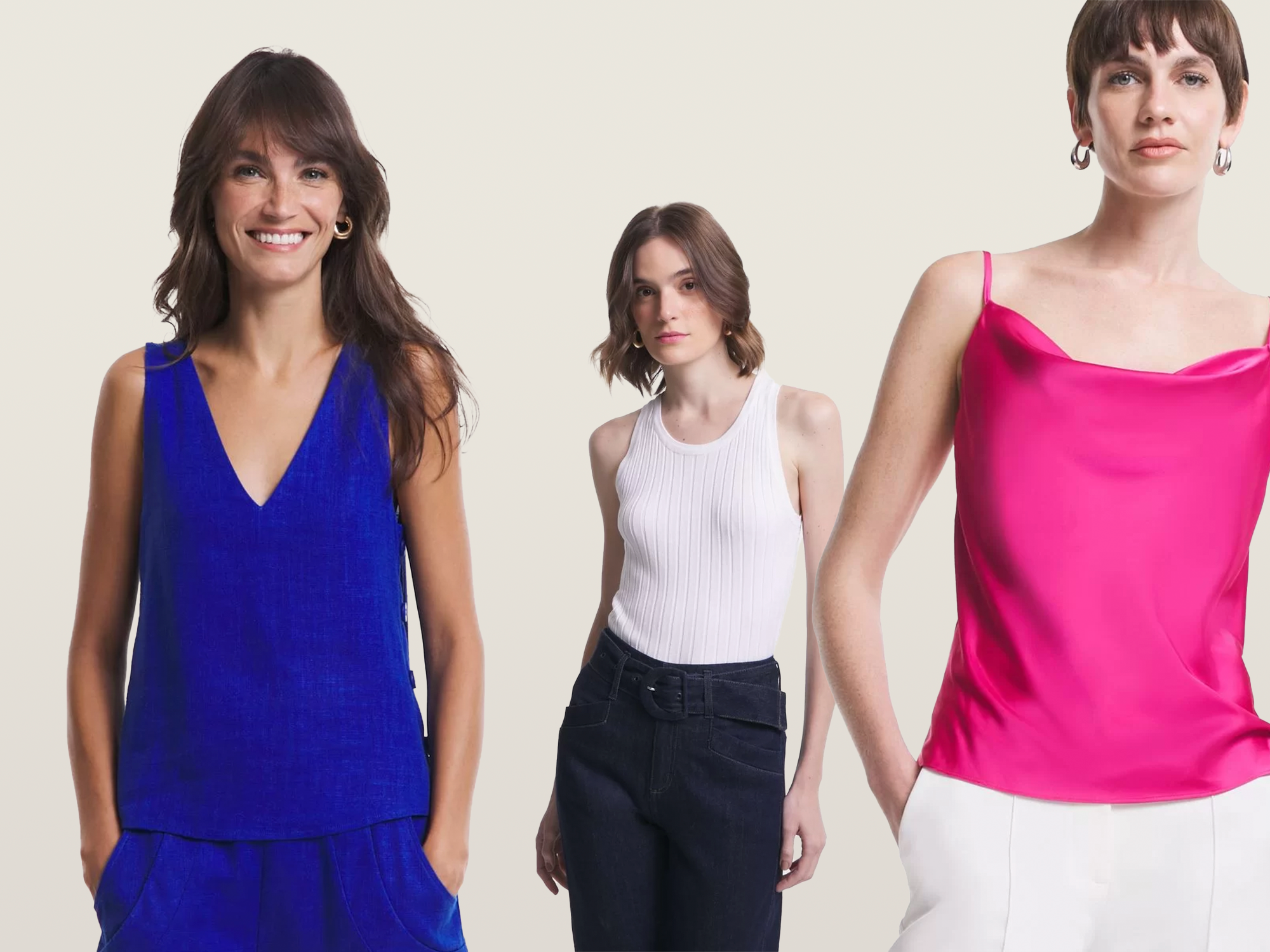 looks com regata colorida