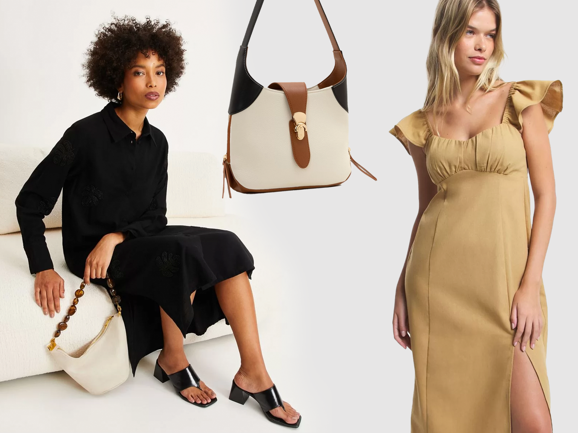 looks com vestido de linho