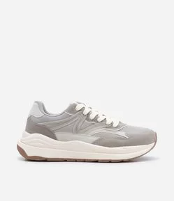 Tênis Jogging Com Recortes