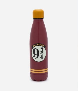 Garrafa em Metal Estampa Plataforma 9 3-4 Harry Potter 500ml Vermelho