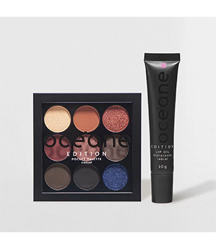 Kit Paleta De Sombras Pocket Casual + Hidratante Labial Rosa Lip Oil Océane Edition (2 Produtos) ÚNICO