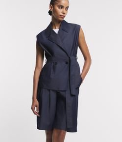 COLETE LEVE EM SARJA COM CINTO FAIXA